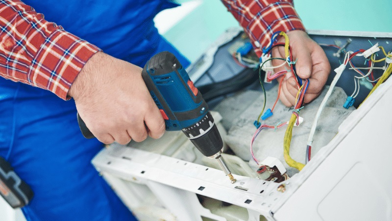 Kartepe Protherm Protherm çamaşır makinesi kart tamiri – Su almama arızası orijinal parça ile giderildi. - Teknik servis örneği